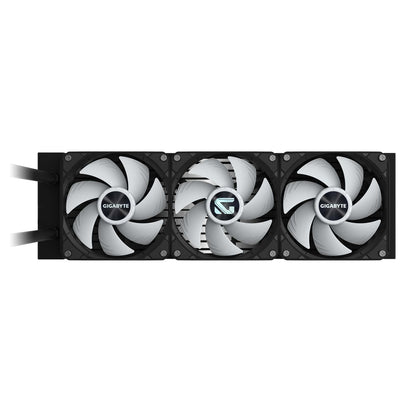 GIGABYTE GP-GIGABYTE Gaming 360 All-in-One Liquid CPU Cooler with 360mm Radiator, ARGB Lighting, Teflon Tubing and Magnetic Rotating Cover