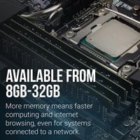 PNY Performance MD8GSD43200-SI 8GB (1x 8GB) DIMM System Memory, 3200MHz, DDR4, CL22 - Bulk