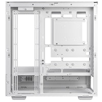 DeepCool CH690 Digital ATX Mid-Tower Case, High-Airflow PC Case with Semi-Glass Panel, USB-C Port, Support for 420mm Radiator, 450mm GPU, ATX PSU, White