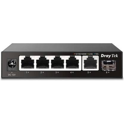 DrayTek VigorSwitch Q60x 5 Port 2.5G High Performance Unmanaged Switch