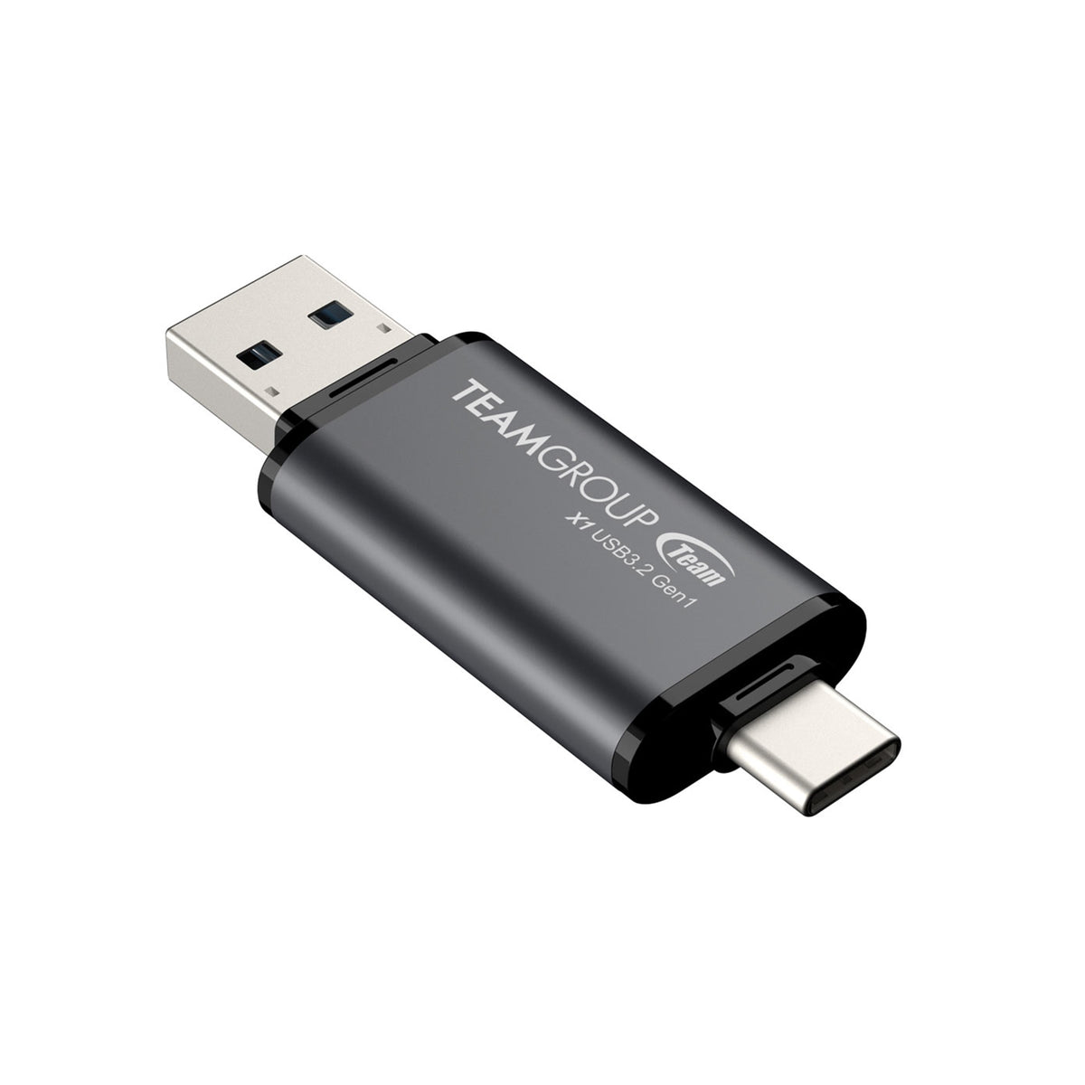 Team TX1364GC01 2 in 1 Dual OTG 64GB Flash Drive, X1 USB 3.2 Gen1, Type C & A, Plug and Play