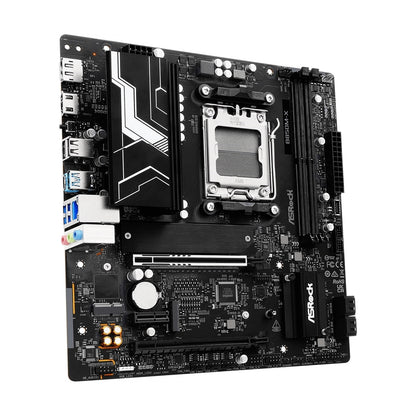 ASRock B850M-X AMD AM5 Socket Motherboard, Micro-ATX, 2x DDR5 Slots, 2x M.2 Sockets, 2.5GbE LAN, 1x DisplayPort / 1x HDMI Port