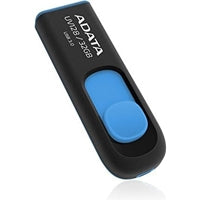 Adata UV128 32GB USB 3.2 Gen 1 Flash Drive, Black and Blue
