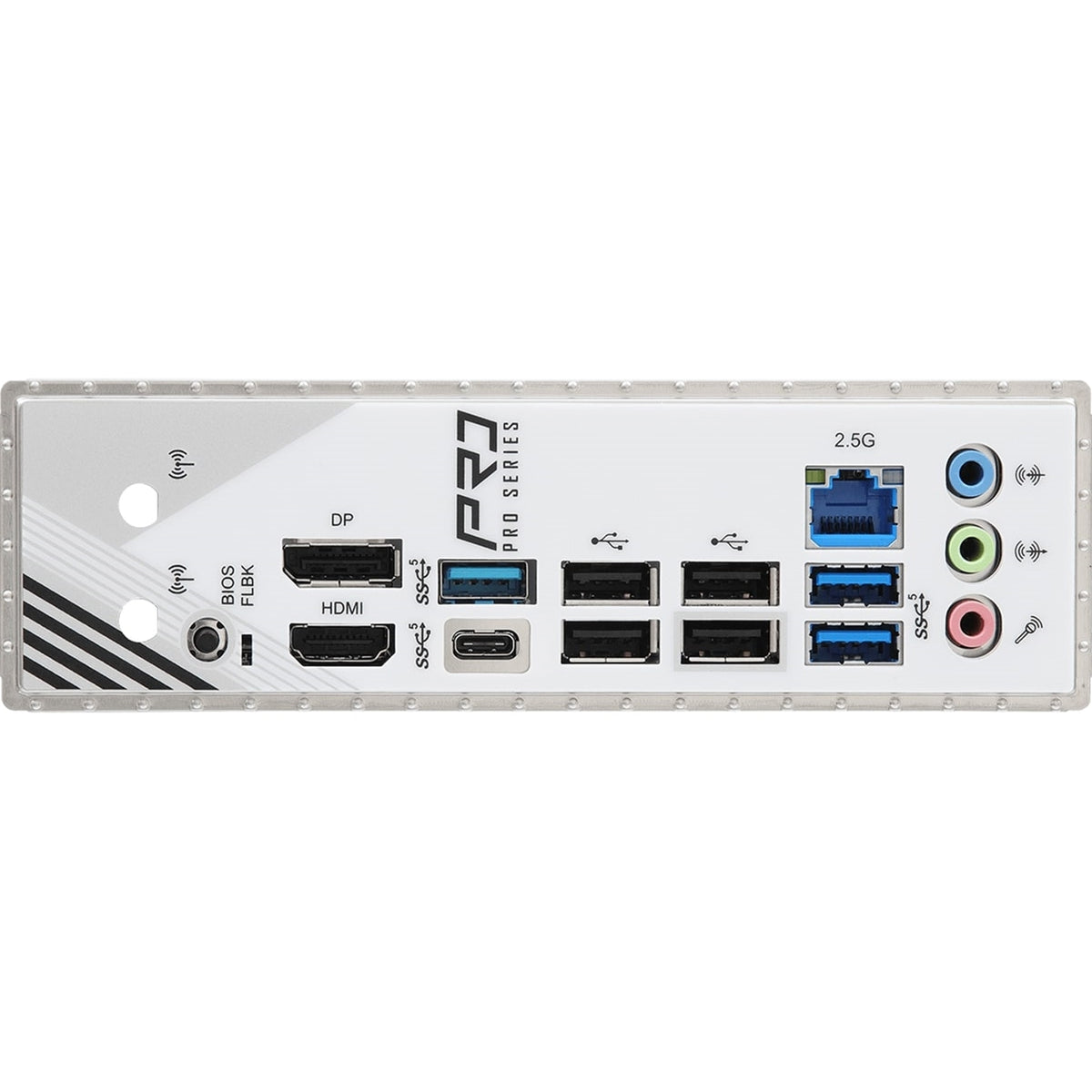 ASRock A620AM PRO RS AMD Socket AM5 Motherboard, 4x DDR5 Slots, 3x M.2 Socket, 2.5GbE LAN, 1x HDMI Port/ 1x DisplayPort 