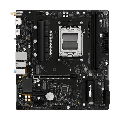 ASRock A620AM-X WIFI AMD AM5 Socket Motherboard, 2x DDR5 Slots, 2x M.2 Socket, 2.5GbE LAN, Wi-Fi 5, 1x HDMI Port / 1x DisplayPort