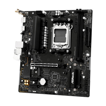 ASRock A620AM-X WIFI AMD AM5 Socket Motherboard, 2x DDR5 Slots, 2x M.2 Socket, 2.5GbE LAN, Wi-Fi 5, 1x HDMI Port / 1x DisplayPort