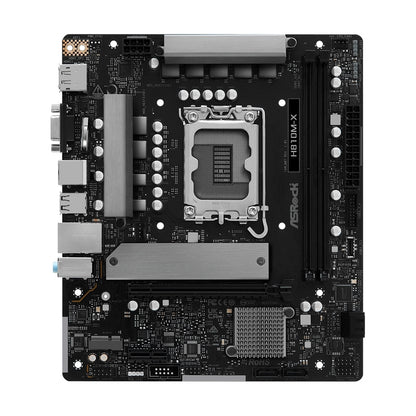 ASRock H810M-X Intel Socket 1851 Motherboard, 2x DDR5 DIMM Slots, 1x M.2 Socket, 2.5G LAN, 1x HDMI Port / 1x DisplayPort