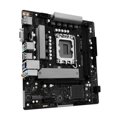 ASRock H810M-X Intel Socket 1851 Motherboard, 2x DDR5 DIMM Slots, 1x M.2 Socket, 2.5G LAN, 1x HDMI Port / 1x DisplayPort