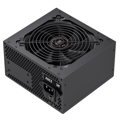 EVO LABS BR600-12BL 600W PSU,120mm Black Silent Fan with Improved Ventilation, Non Modular, High-Efficiency, PFC Certified, CE Compliant, Retail Packaged
