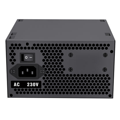 EVO LABS BR750-12BL 750W PSU,120mm Black Silent Fan with Improved Ventilation, Non Modular, High-Efficiency, PFC Certified, CE Compliant, Retail Packaged