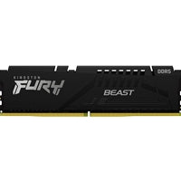 Kingston FURY Beast KF552C40BBK2-16 16GB (2x 8GB) DIMM System Memory, 5200MHz, DDR5, CL40, Black, Intel XMP