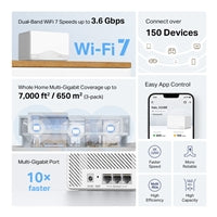 Mercusys Halo H25BE BE3600 Whole Home Mesh Wi-Fi 6 System (3 Pack)