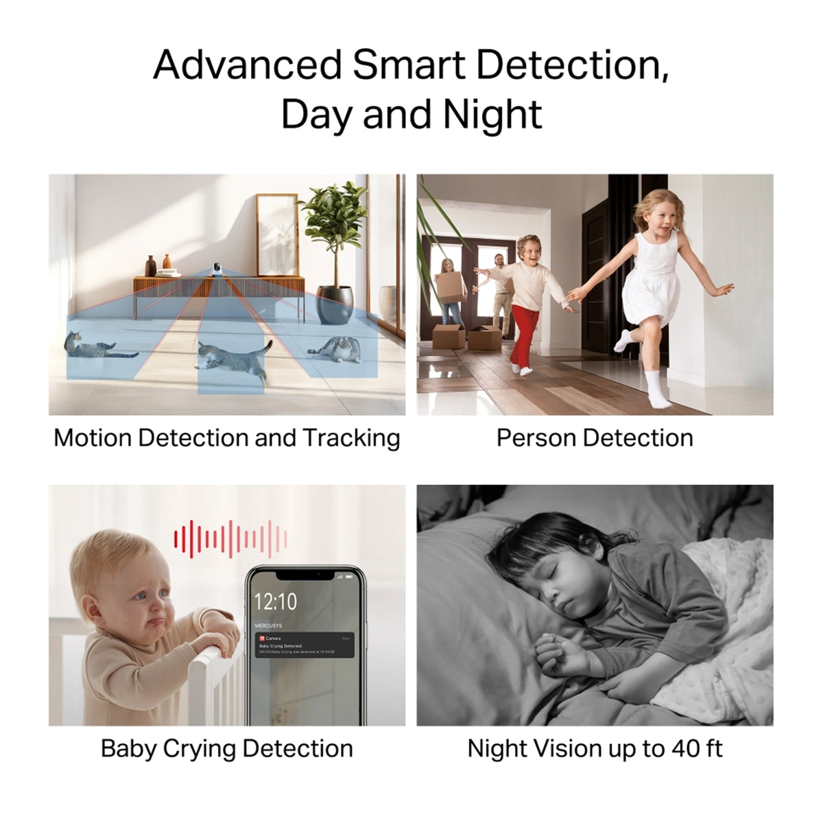 Mercusys MC210 Pan/Tilt Home Security Wi-Fi Camera