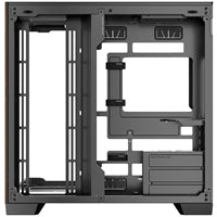 ANTEC Constellation C8 Dual Chamber Case, Gaming, Curve Wood, Full Tower, 2 x USB 3.0 / 1 x USB Type-C, Super wide angle single curved glass with exotic wood, E-ATX, ATX, Micro ATX, ITX