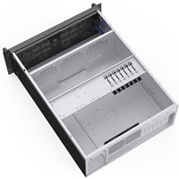 Codegen CSCG4U600GP 4U Rackmount Server Case, 600mm Deep, SSI-EEB/E-ATX/ATX/Micro-ATX Compatible, 8 PCI Expansion Slots, Dual 80mm PWM Cooling Fans, USB-C & USB 3.0