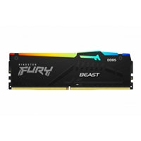 Kingston FURY Beast KF560C36BBEAK2-16 16GB (2x 8GB) DIMM System Memory, 6000MHz, DDR5, CL36, Black, RGB, Intel XMP, AMD EXPO