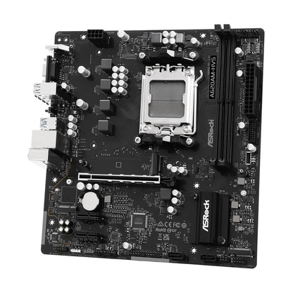 ASRock A620AM-HVS AMD AM5 Socket Motherboard, Micro-ATX, 2x DDR5 Slots, 2x M.2 Socket, GbE LAN, 1x D-Sub / 1x HDMI Port