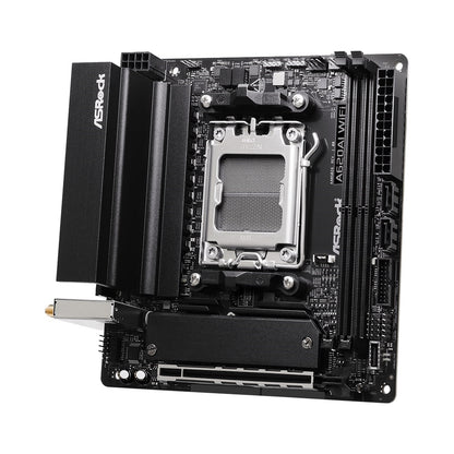ASRock A620AI WIFI AMD AM5 Socket Motherboard, Mini-ITX, 2x DDR5 Slots, 2x M.2 Socket, 2.5GbE LAN, Wi-Fi 6E, 1x HDMI Port