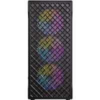 Antec VX320 ARGB  Mid-Tower Gaming PC Case - Pre-Installed 4 x 120mm ARGB Fans, Tempered Glass Side Panel, High-Airflow Mesh Front - ATX/Micro-ATX/ITX