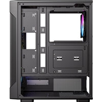 Antec VX320 ARGB  Mid-Tower Gaming PC Case - Pre-Installed 4 x 120mm ARGB Fans, Tempered Glass Side Panel, High-Airflow Mesh Front - ATX/Micro-ATX/ITX