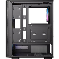 Antec VX310 ARGB  Mid-Tower Gaming PC Case - Pre-Installed 4 x 120mm ARGB Fans, Tempered Glass Side Panel, High-Airflow Mesh Front - ATX/Micro-ATX/ITX