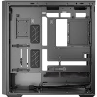 Antec FLUX Rear Mid Tower PC Case - Tempered Glass, Steel/Plastic/Wood, 5 PWM Fans, USB-C, ATX/Micro-ATX/ITX Compatibility