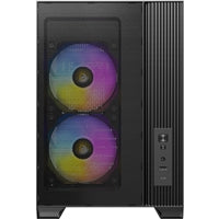 Antec FLUX M Mini Tower PC Case - Tempered Glass, Steel/Plastic, 6 PWM Fans, USB-C, Micro-ATX/ITX Compatibility