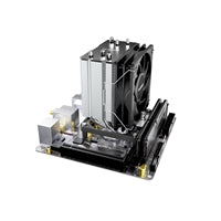 be quiet! Pure Rock Slim 3 Fan CPU Cooler, Universal Socket, High Quality 100mm PWM Black Cooling Fan, 1700RPM, 3 Heat Pipes, 130W TDP, Intel 1851/ 1700 & AMD AM4/ AM5 Compatible