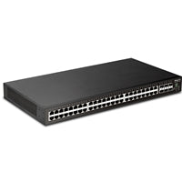 Draytek VSP2542X-K 54 Port switch with 48 PoE+ RJ-45 LAN ports, 6 10Gbpe SFP+, 400W PoE budget, and L2+ management, 2 Year Warranty