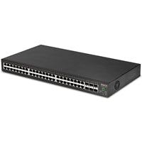 Draytek VSP2542X-K 54 Port switch with 48 PoE+ RJ-45 LAN ports, 6 10Gbpe SFP+, 400W PoE budget, and L2+ management, 2 Year Warranty
