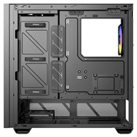 Antec P30 ARGB Mid-Tower Gaming Case, High-Airflow Design, Tempered Glass Side Panel, USB-C 10 Gb/s, Pre-Installed ARGB Fans (Black)