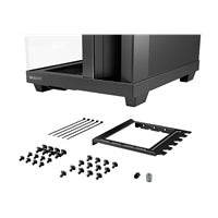 be quiet! Light Base 500 BGW83 Mid-Tower Case, Tempered Glass, 4x 120mm PWM Fans, High-Airflow ATX Case, USB-C, 360mm Radiator Support, Vertical GPU Mount, Black