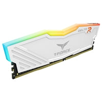 TEAM DELTA 16GB DESKTOP MEMORY, RGB, DDR4, 3200MHZ, CL16,  WHITE
