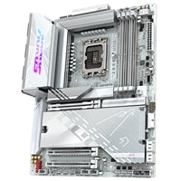 Gigabyte Z890 AORUS PRO ICE Intel 1851 Socket Motherboard, ATX, 4x DDR5 Slots, 5x M.2 Sockets, Fitted I/O Shield, 5GbE LAN, Wi-Fi 7, 2x USB-C (USB4)