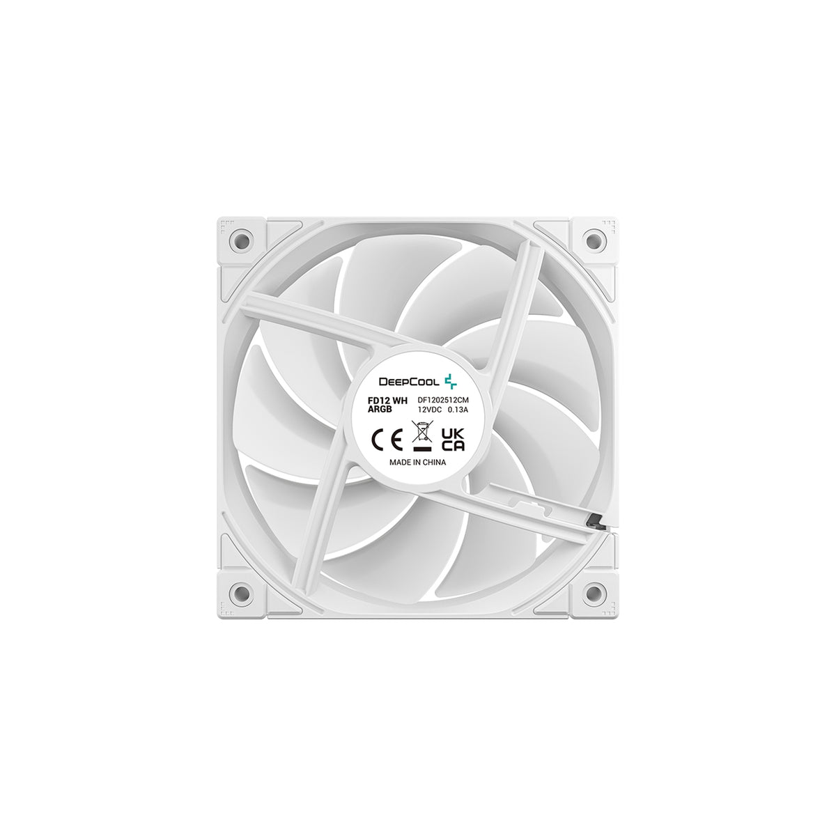 DeepCool FD12 120mm ARGB 3 in 1 case fan White