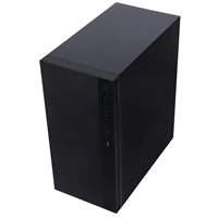 CIT Silent ES Black Mid-Tower Low Noise Computer Case with 2 x 120mm PWM Cooling Fans Included Sound Dampening Material