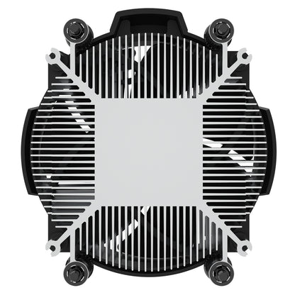 Low Profile AMD CPU Cooler With 90mm PWM Fan