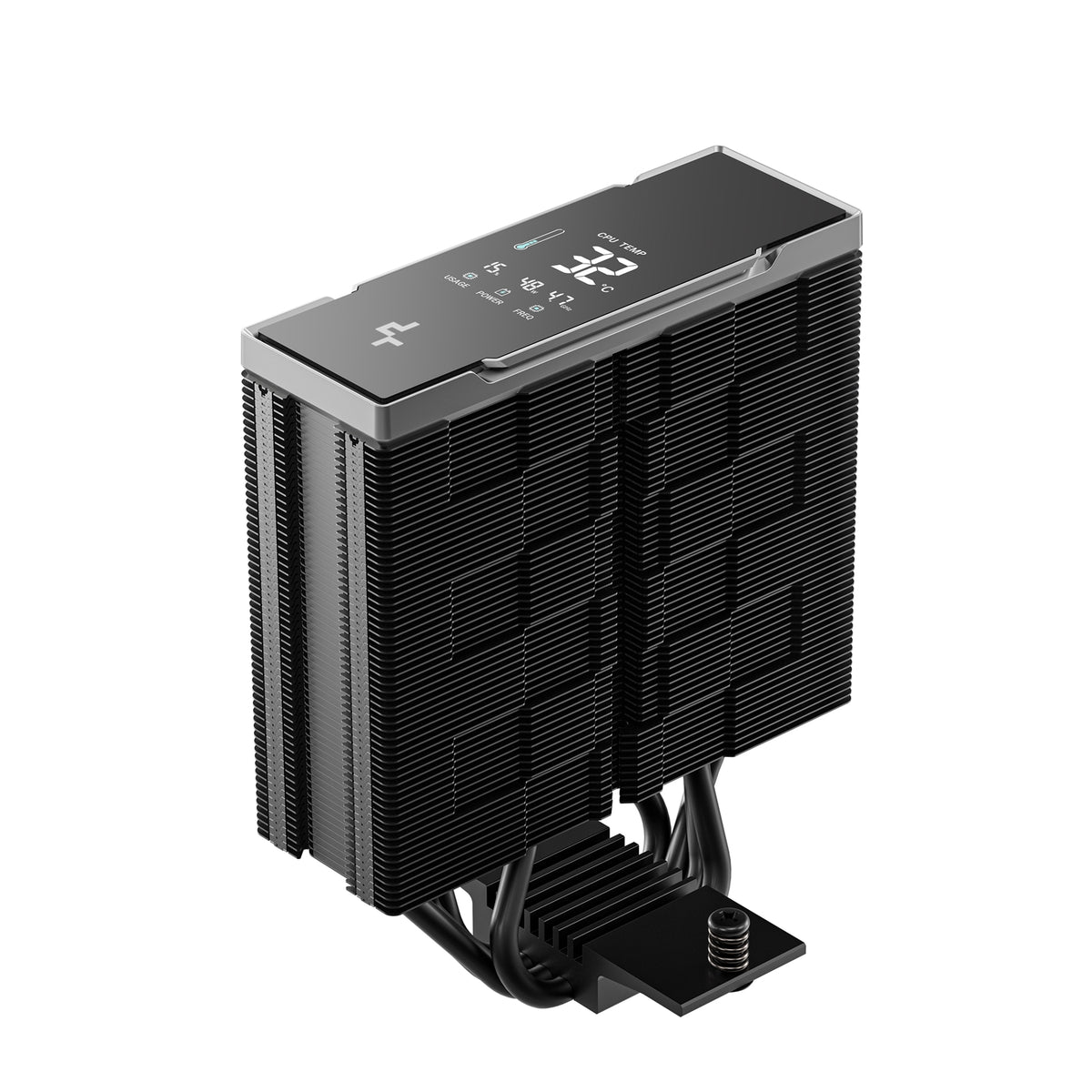 DeepCool AK400 G2 DIGITAL NYX CPU Cooler, Black, 1 x 120mm Fan,  4 x advanced  Copper Heatpipes, Intel/AMD