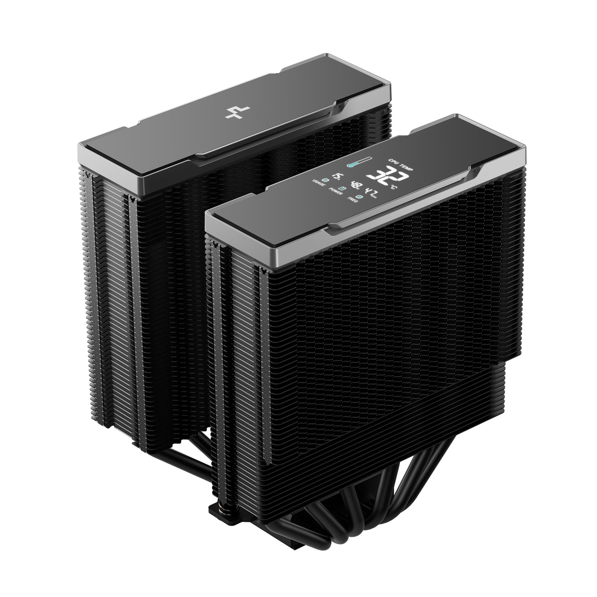 DeepCool AK620 G2 DIGITAL NYX Dual Tower CPU Cooler, Black, 2 x 120mm Fan,  6 x advanced  Copper Heatpipes, Intel/AMD