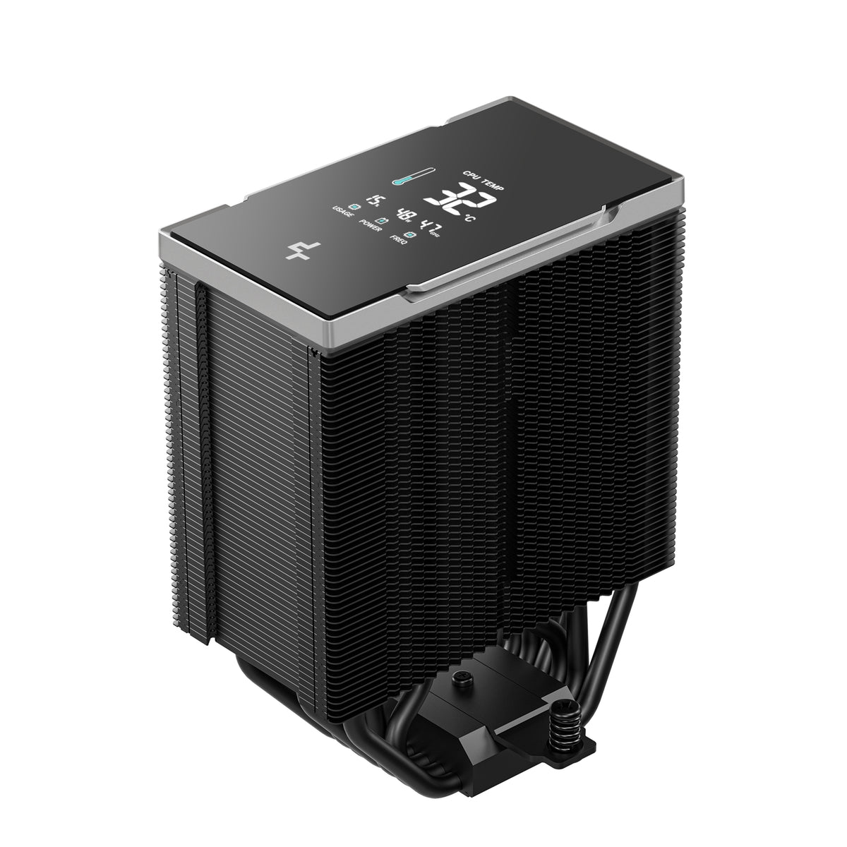 DeepCool AK700 DIGITAL NYX CPU Cooler, Black, 1 x 120mm Fan,  7 x advanced  Copper Heatpipes, Intel/AMD