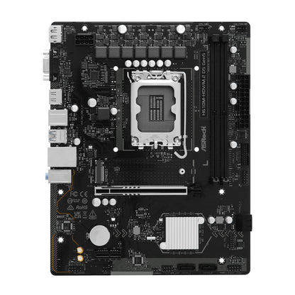 ASRock H610M-HDV/M.2 D5 Gen5 Intel 1700 Socket Motherboard, Micro-ATX, 2x DDR5 Slots, 1x M.2 Socket, GbE LAN, 1x D-Sub / 1x DisplayPort / 1x HDMI Port