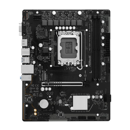 ASRock H610M-HVS/M.2 D5 GEN5 Intel 1700 Socket Motherboard, Micro-ATX, 2x DDR5 Slots, 1x M.2 Socket, GbE LAN, 1x D-Sub / 1x HDMI Port