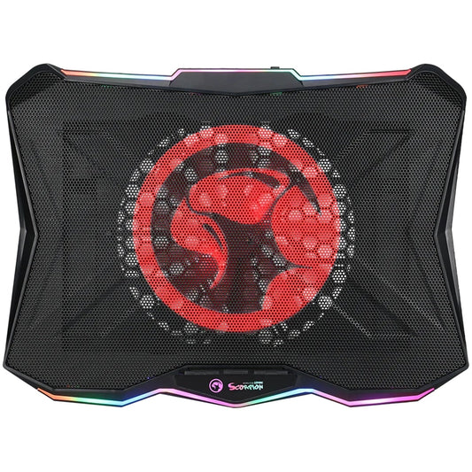 Marvo Scorpion FN-40 Atlas 40 USB Powered RGB Laptop Cooling Stand (Black)