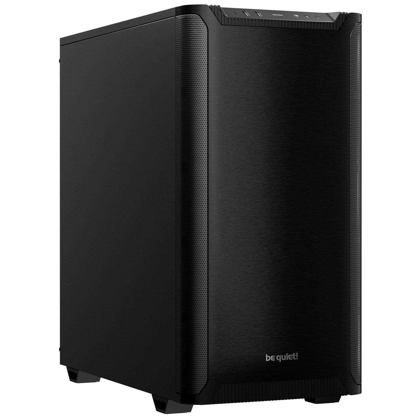 be quiet! Pure Base 501 ATX Mid Tower PC Case – Sleek Black Design, High-Airflow with 2 x Pure Wings 3 140mm Fans, USB-C Front Port, Water-Cooling Ready, Tool-Free Installation, Noise-Optimized