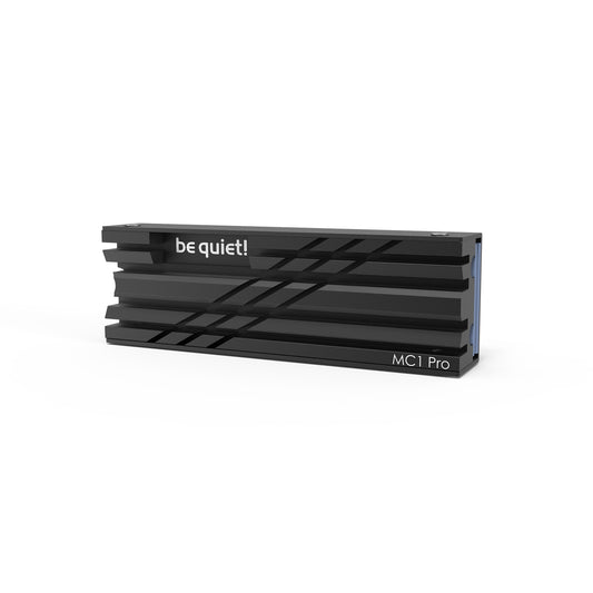 be quiet! (BZ003) MC1 Pro M.2 SSD Cooler, Integrated Heat Pipe, Single/Double Side Compatibility, 2280 Size