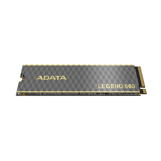 Adata Legend 860 (SLEG-860-2000GCS) 2TB NVMe SSD, PCIe Gen4, M.2 Interface, 2280, Read 6000 MB/s, Write 5000 MB/s, Heatsink 5 Year Warranty
