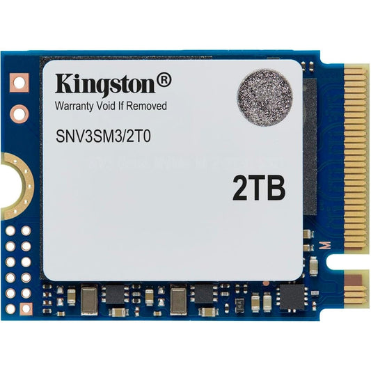 Kingston NV3 2TB PCIe 4.0 M.2 2230 NVMe SSD for Handheld Consoles, Small Form Factor PCs & Laptops, 6,000MB/s read & 5,000MB/s write speeds, Includes Acronis Cloning Software