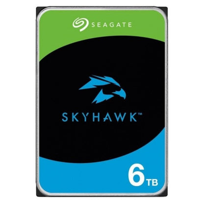 Seagate SkyHawk Surveillance ST6000VX009 Disco Duro Interno de 6TB de 3.5", 5400RPM, caché de 256MB, SATA III