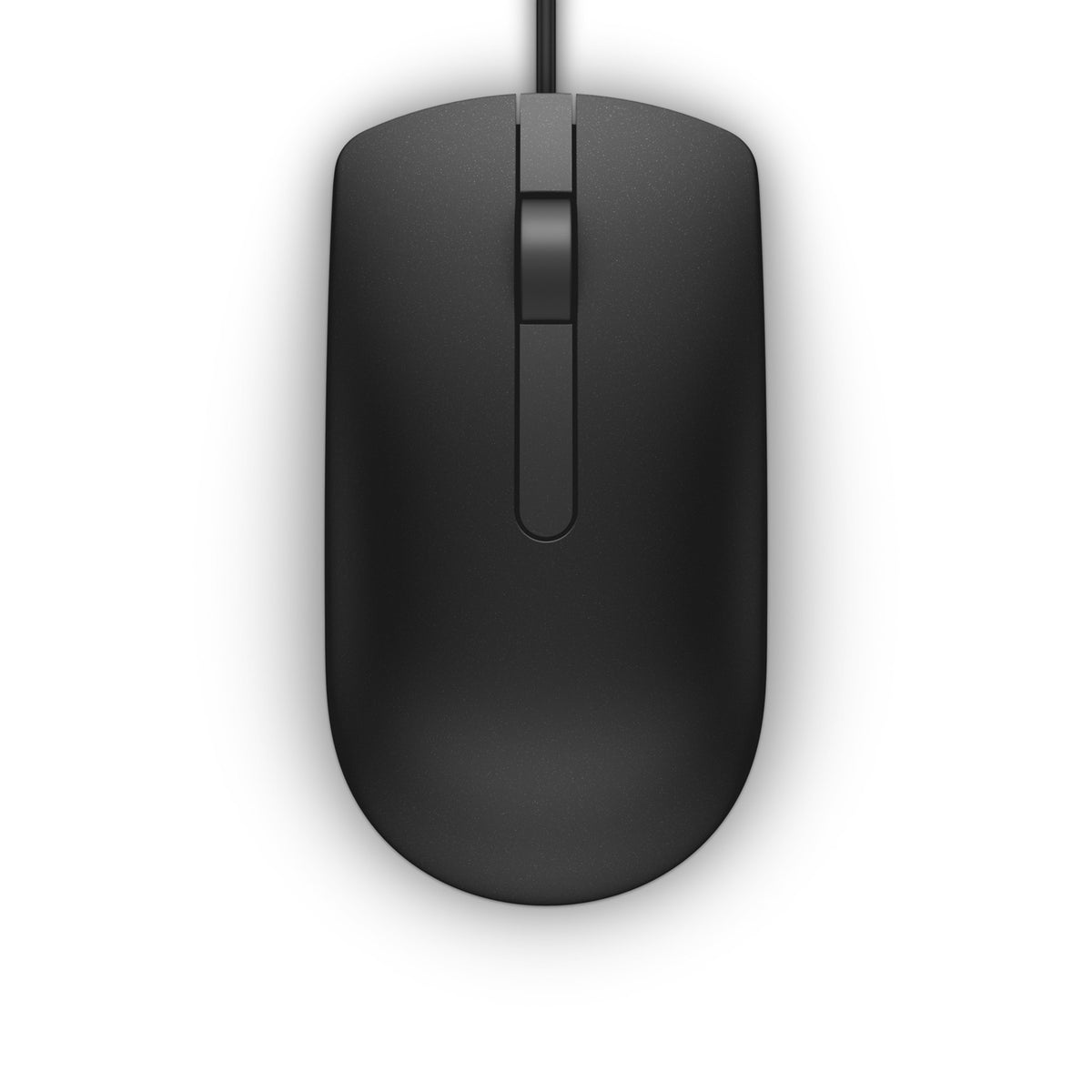 Dell MS116 Wired USB Mouse, 2-Buttons, 1000dpi and Optical Tracking, Ambidextrous Design for PC, Mac and Laptop, Black