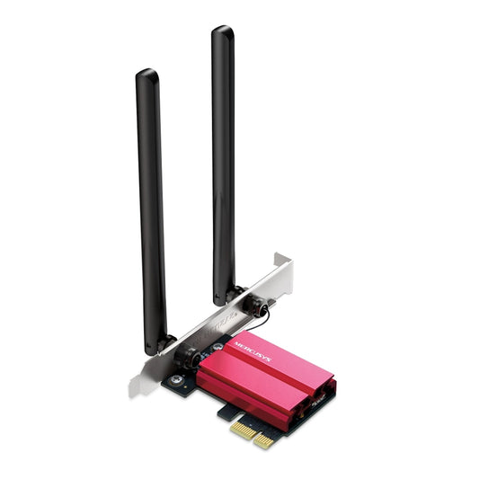 Mercusys MA86XE AXE5400 Tri-Band Wi-Fi 6E Bluetooth PCI Express Adapter